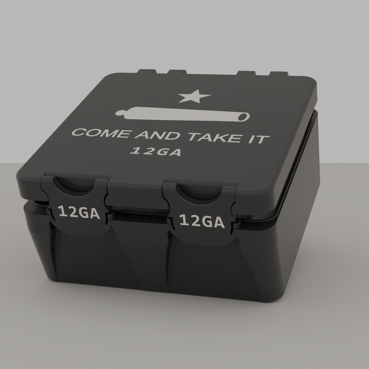 Come and Take It box closed, black, 12GA, 25 rounds (v1)