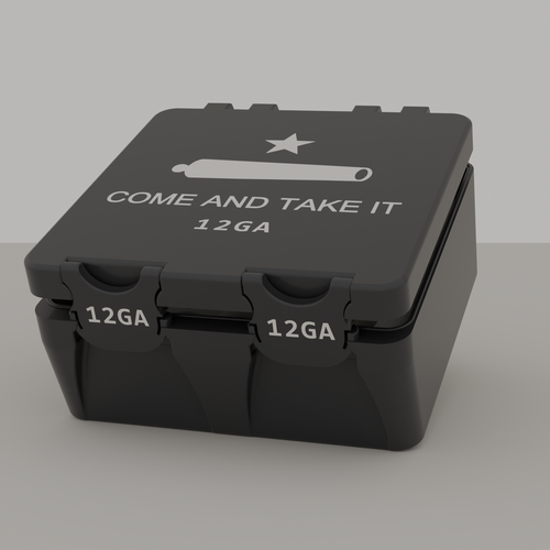 Come and Take It box closed, black, 12GA, 25 rounds (v1)