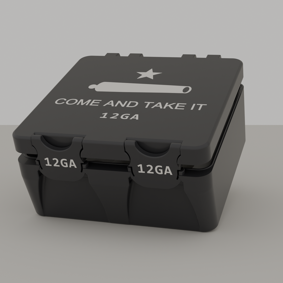 Come and Take It box closed, black, 12GA, 25 rounds (v1)