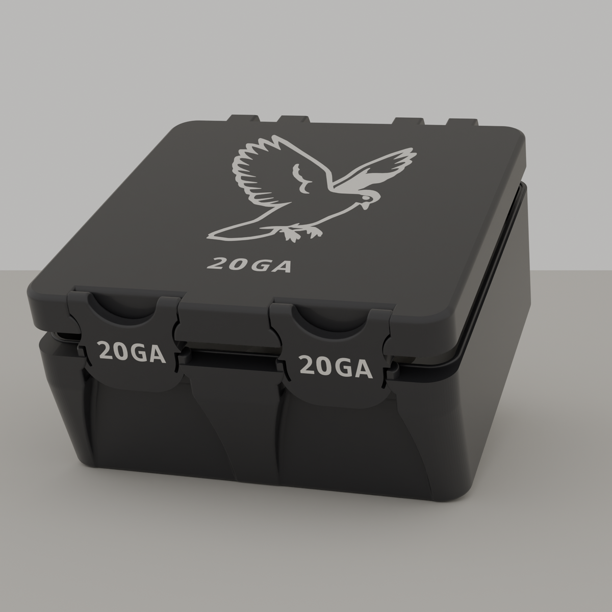 Dove box closed, black, 20GA, 25 rounds (v8)