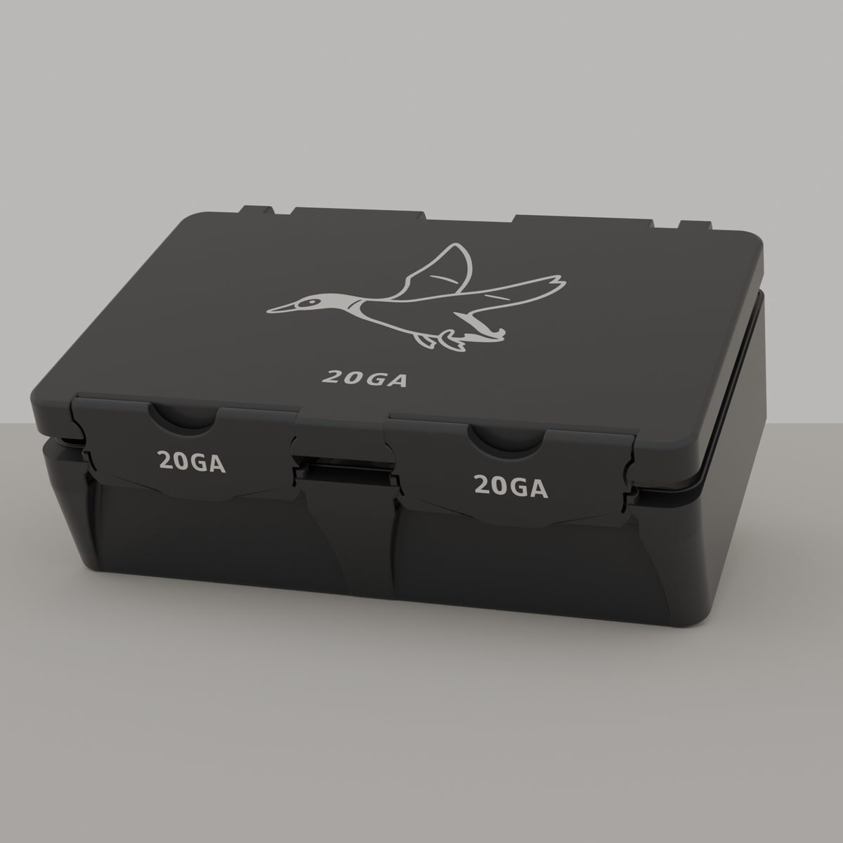 Duck box closed, black, 20GA, 50 rounds (v1)