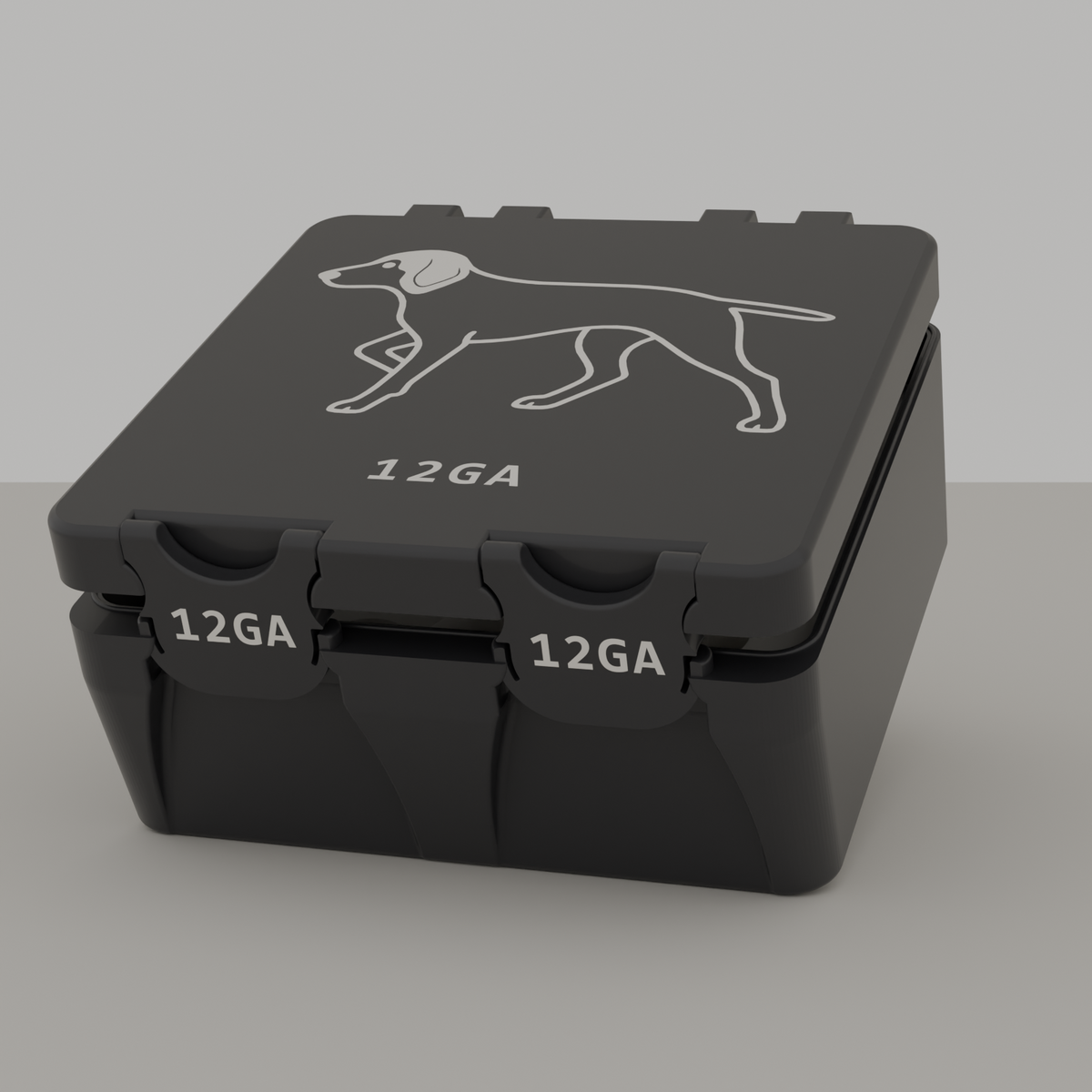 GSP box closed, black, 12GA, 25 rounds (v1)