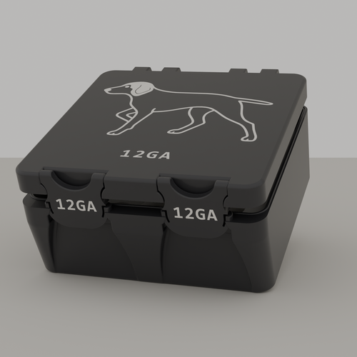 GSP box closed, black, 12GA, 25 rounds (v1)