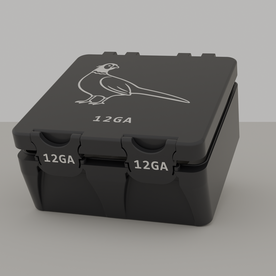 Pheasant box closed, black, 12GA, 25 rounds (v1)