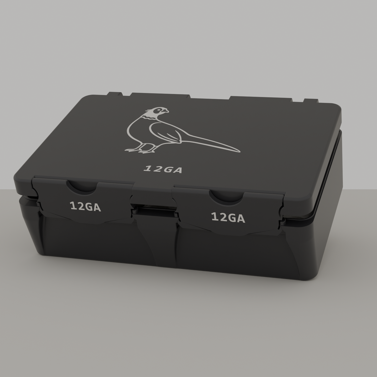 Pheasant box closed, black, 12GA, 50 rounds (v1)