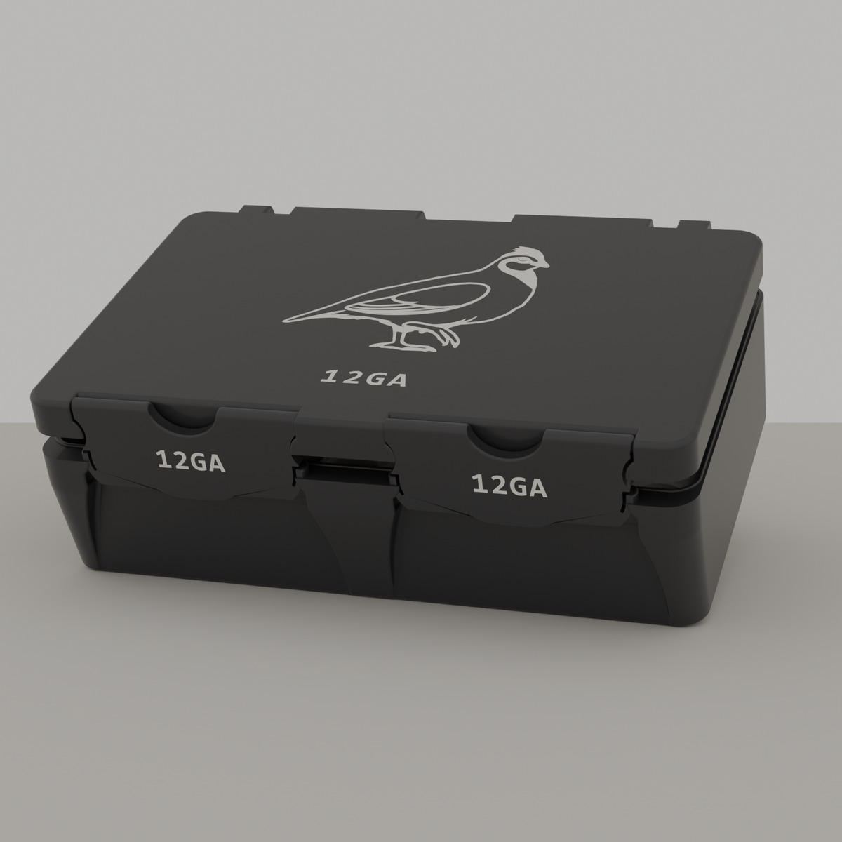 Quail box closed, black, 12GA, 50 rounds (v1)