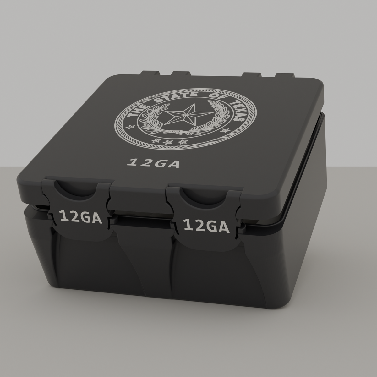 Texas box closed, black, 12GA, 25 rounds (v1)