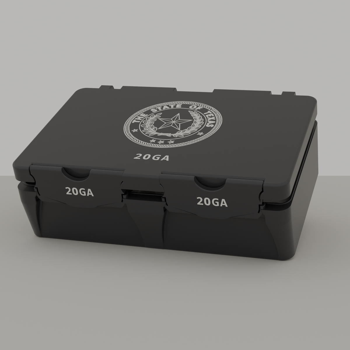 Texas box closed, black, 20GA, 50 rounds (v1)